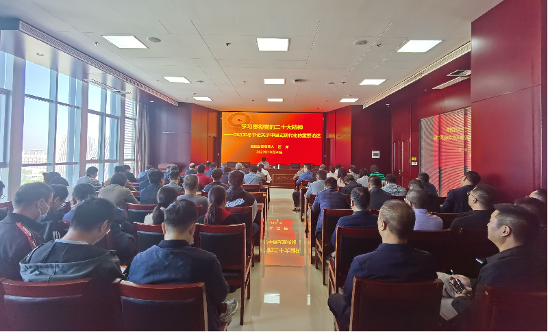 紧跟核心强忠诚 在深学细悟中坚定信仰信念 ——赢博手机站·官方版在线-赢博(中国)
负责人汪洋同志为全体党员讲授主题教育专题党课